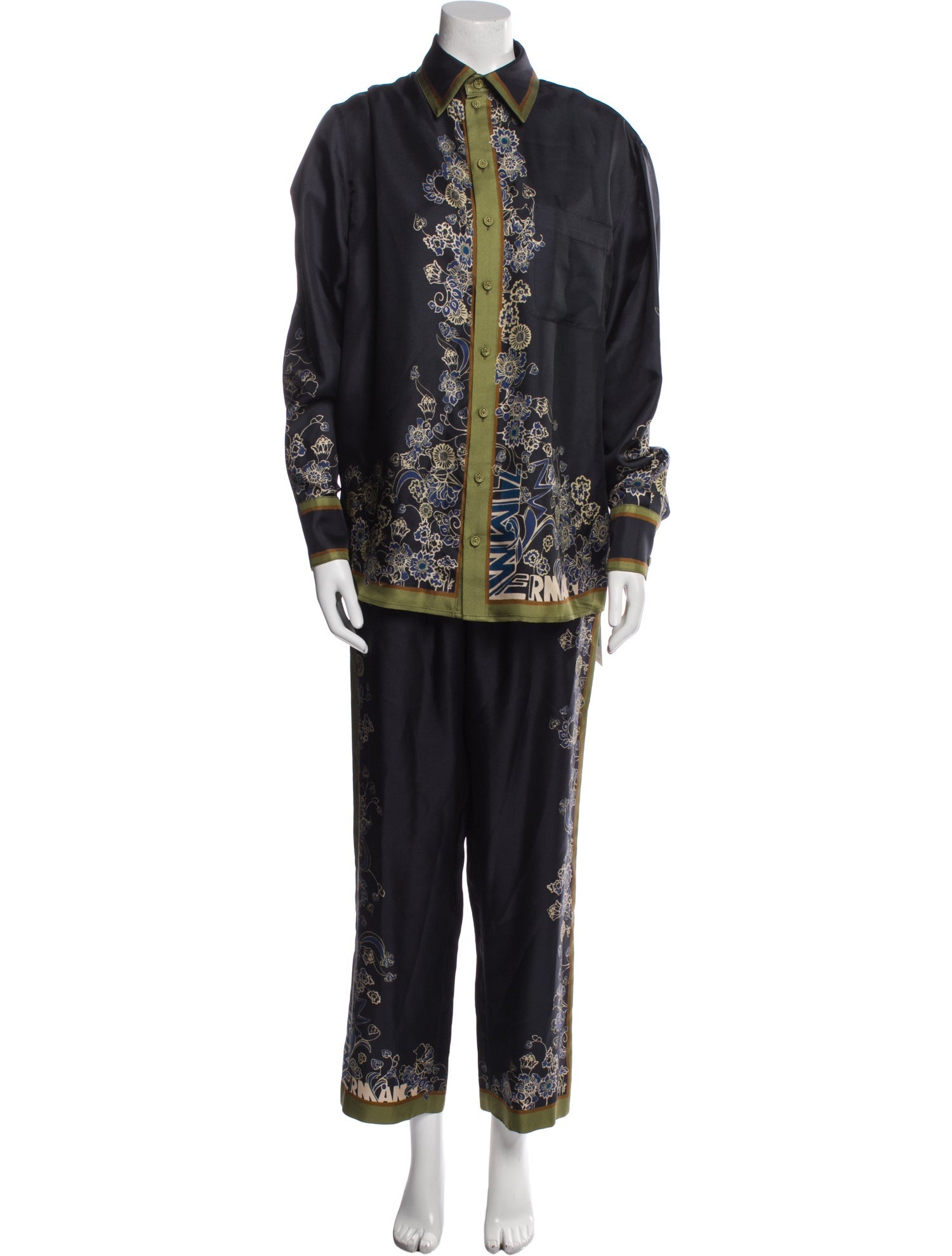 Zimmermann Silk Floral Print Pant Set