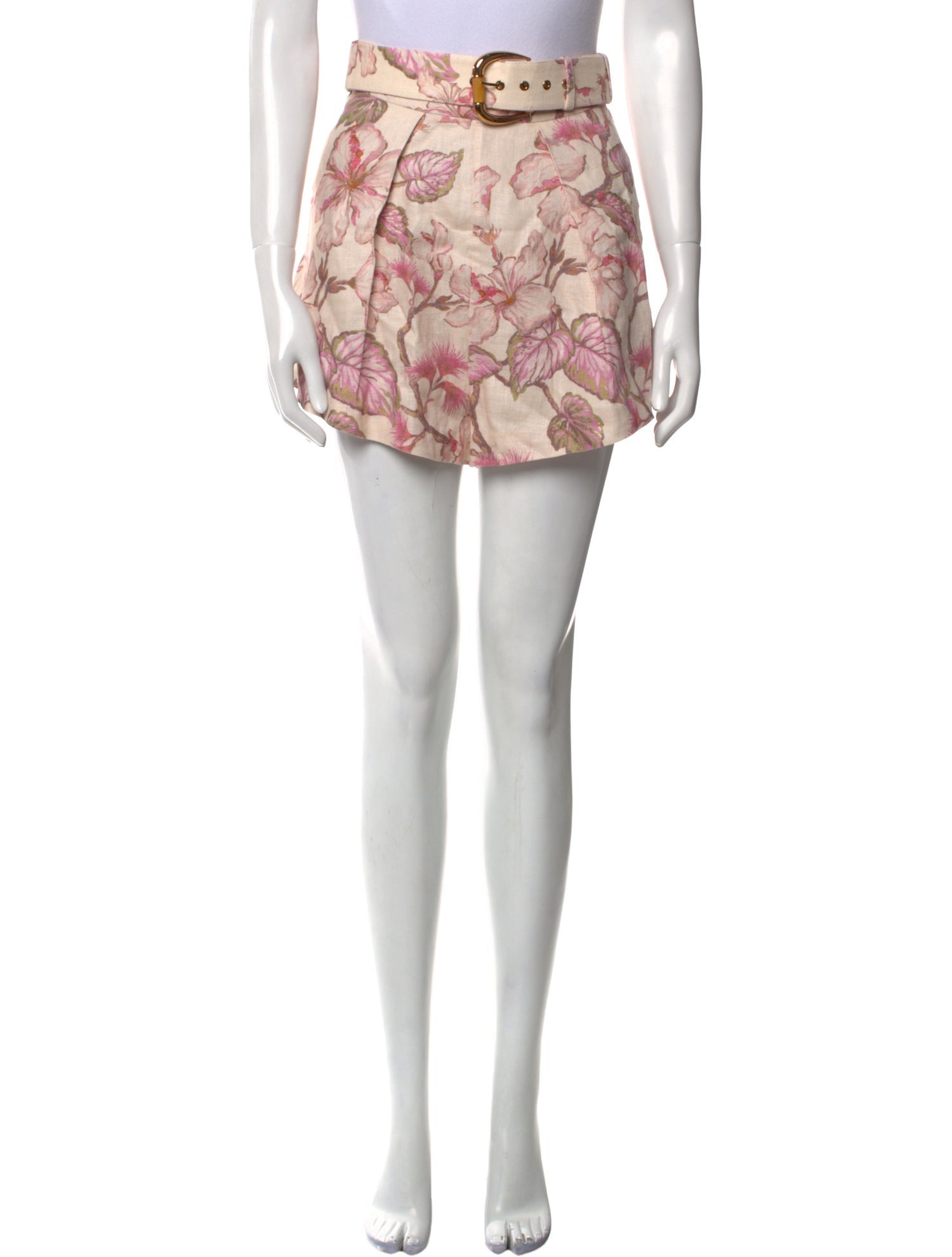 Zimmermann Linen Mini Shorts