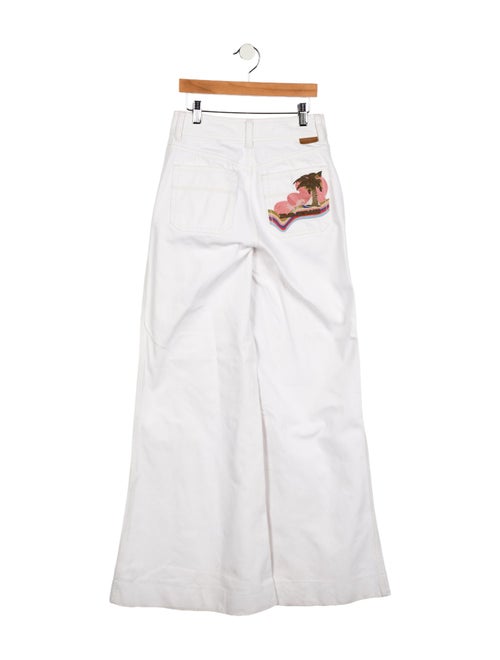 Zimmermann Mid-Rise Wide Leg Jeans