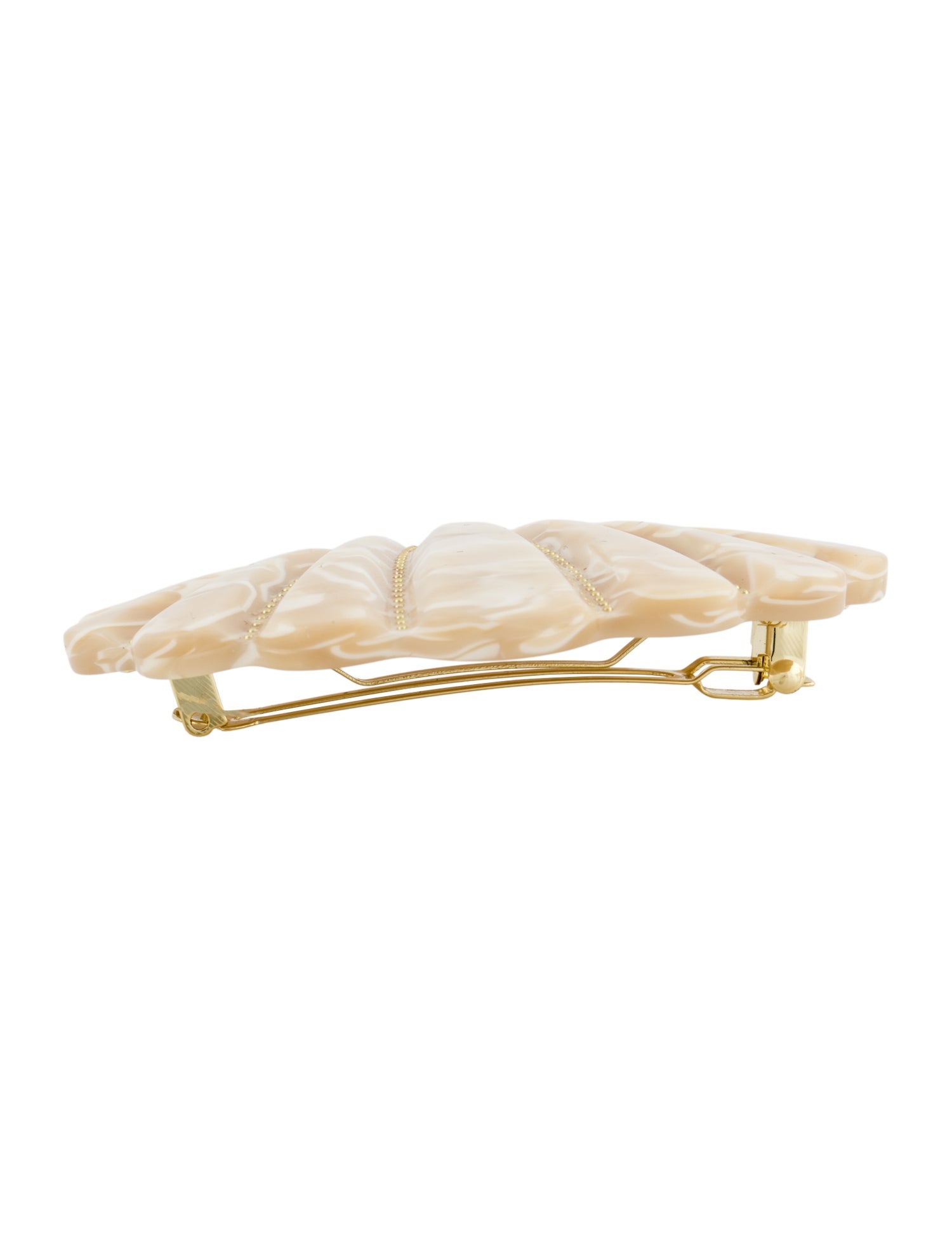 Zimmermann Acetate Seashell Studded Hair Clip