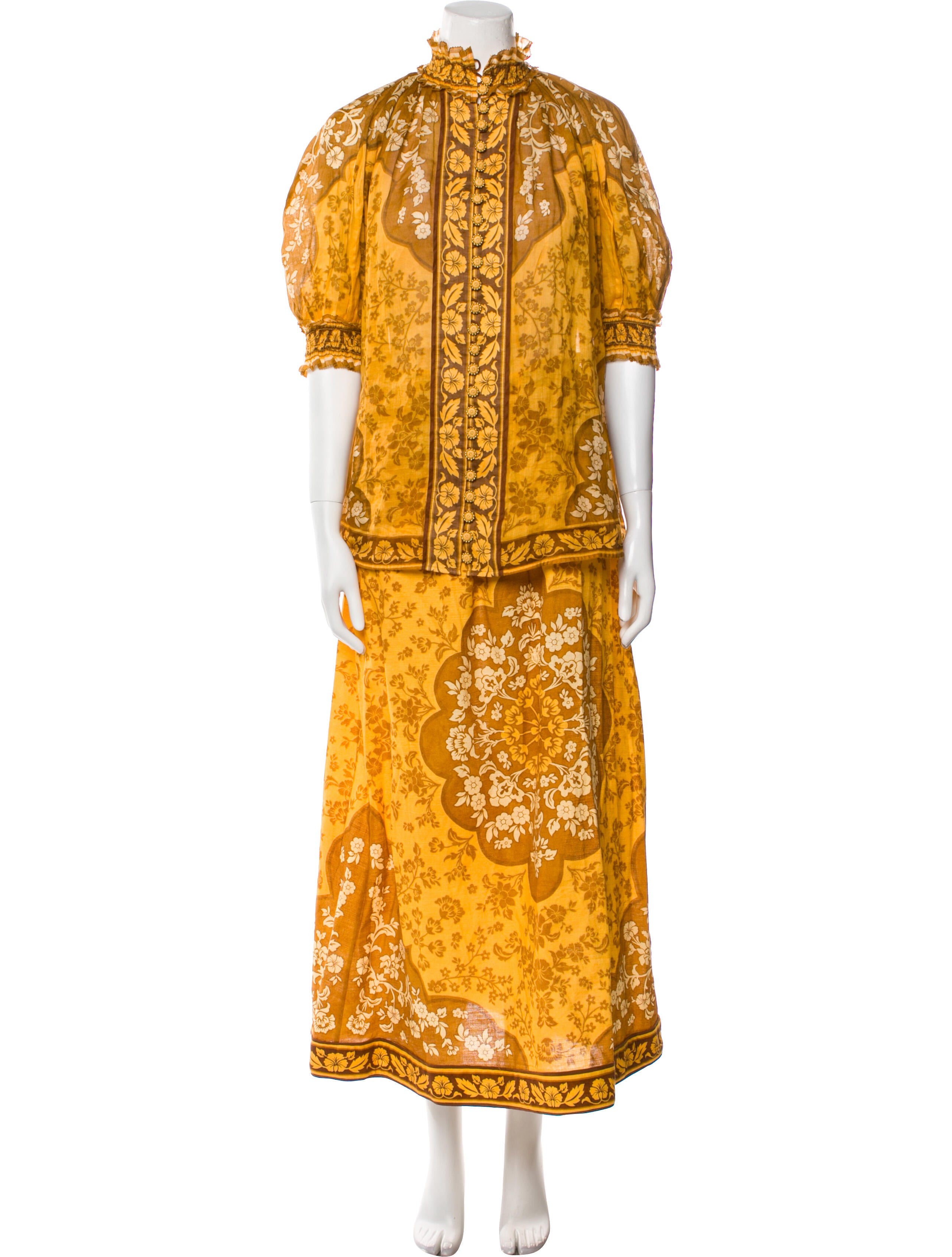 Zimmermann Floral Print Skirt Set