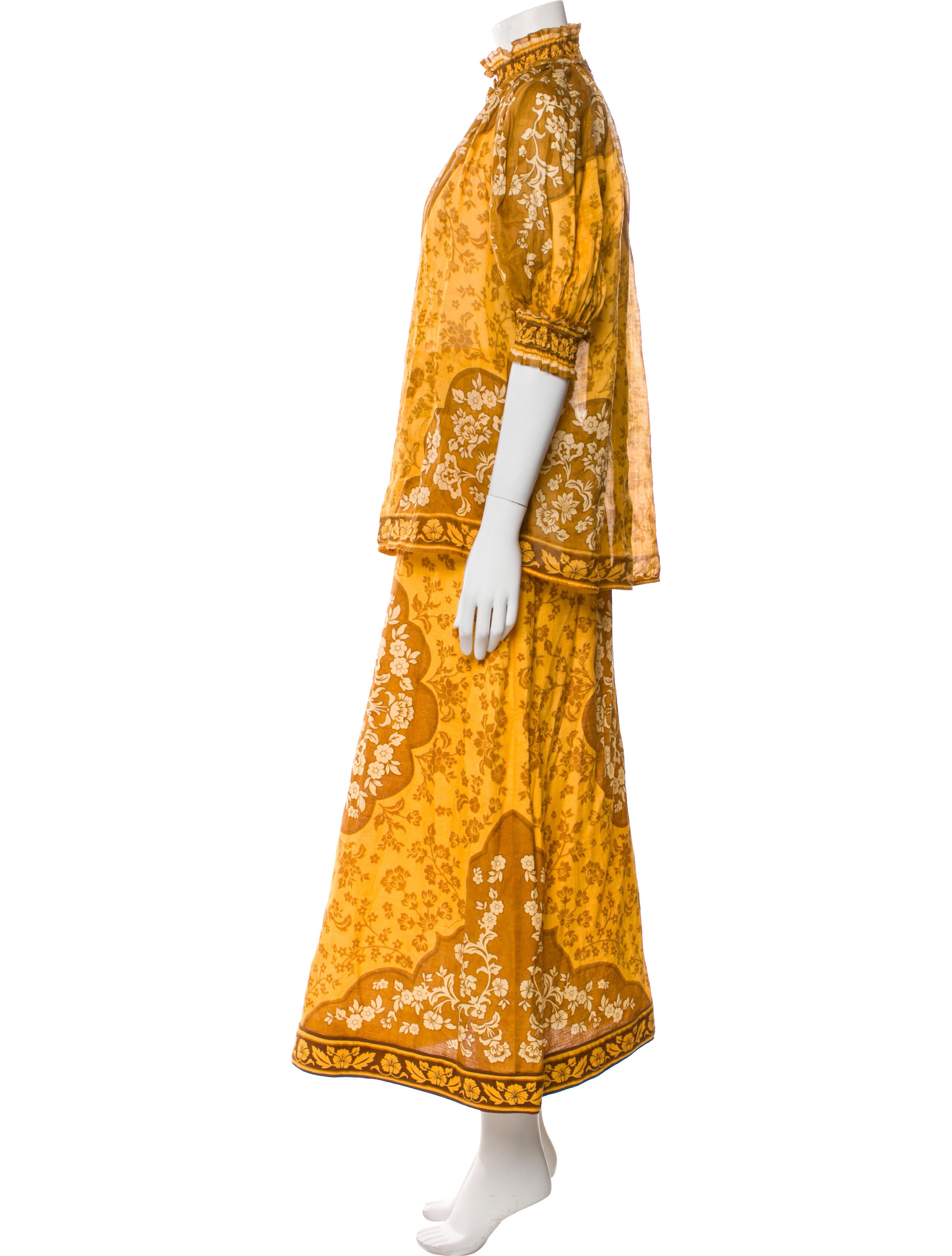 Zimmermann Floral Print Skirt Set