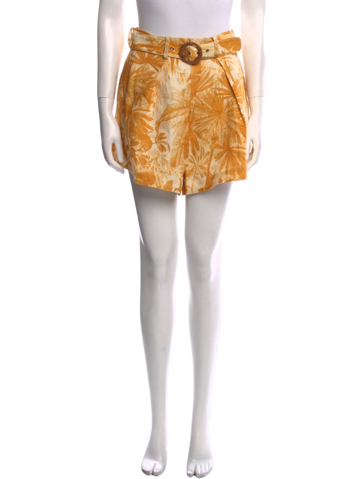 Zimmermann Linen Mini Shorts