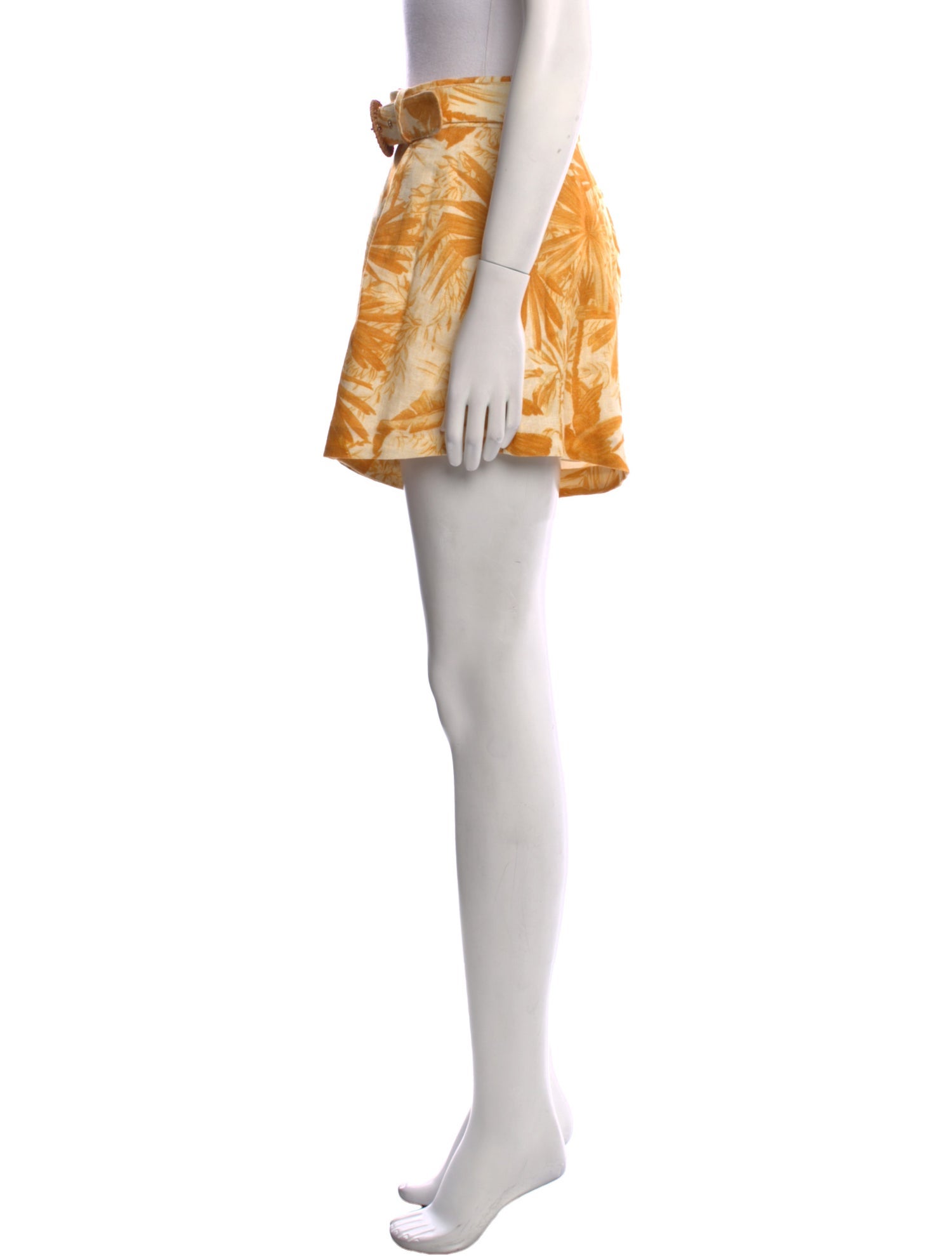 Zimmermann Linen Mini Shorts