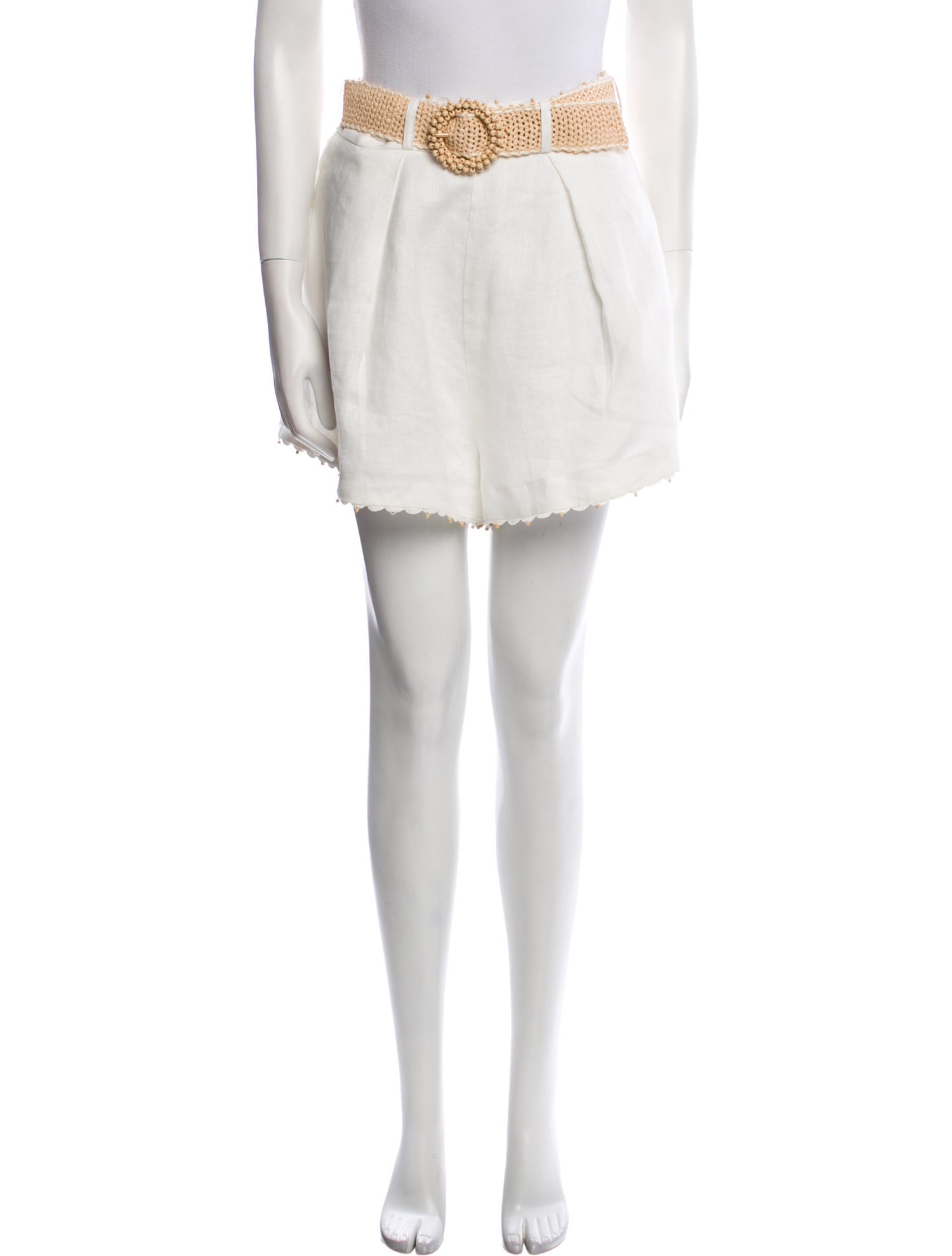 Zimmermann Linen Mini Shorts