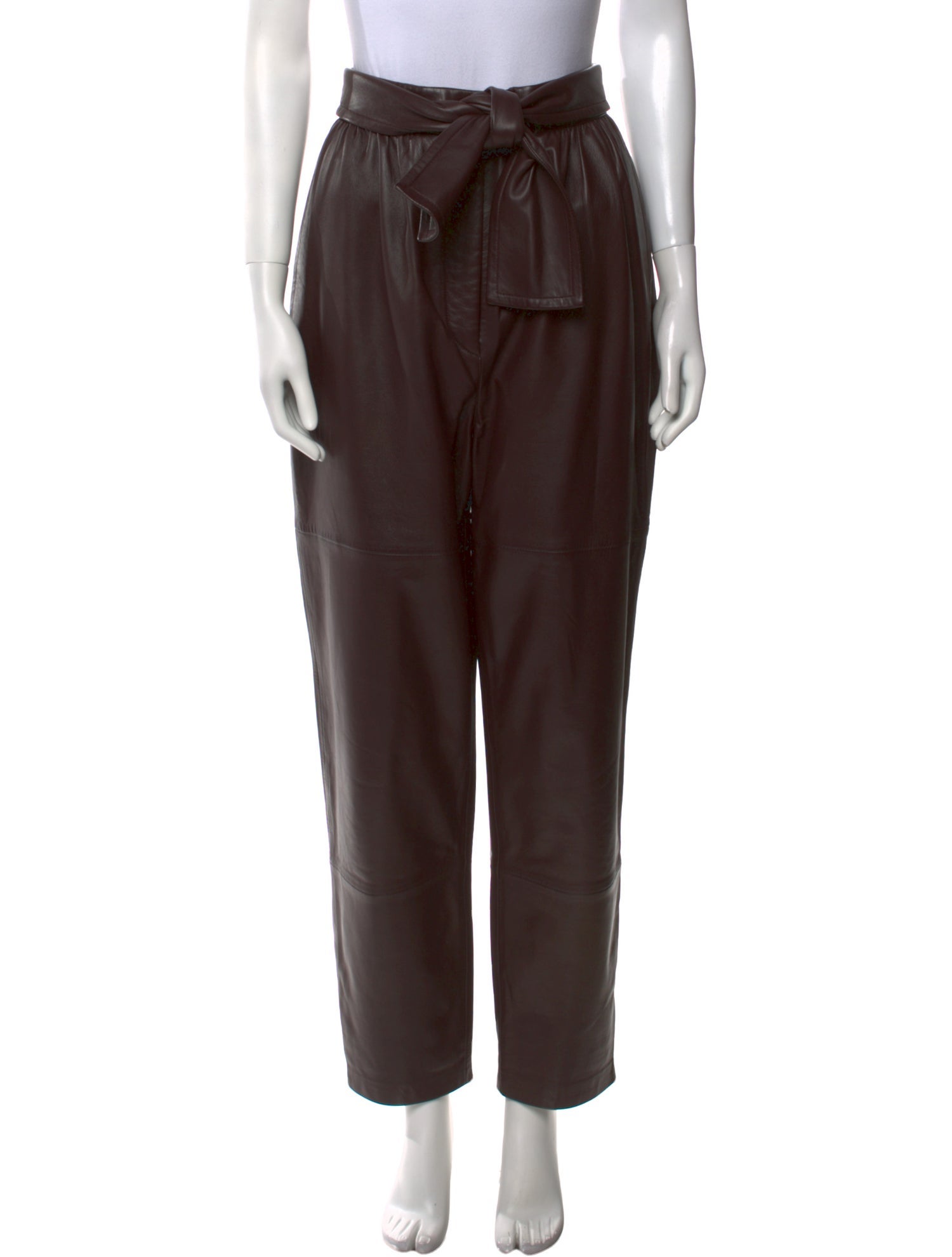 Zimmermann Leather Straight Leg Pants