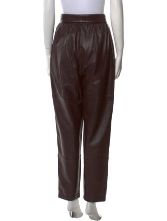Zimmermann Leather Straight Leg Pants