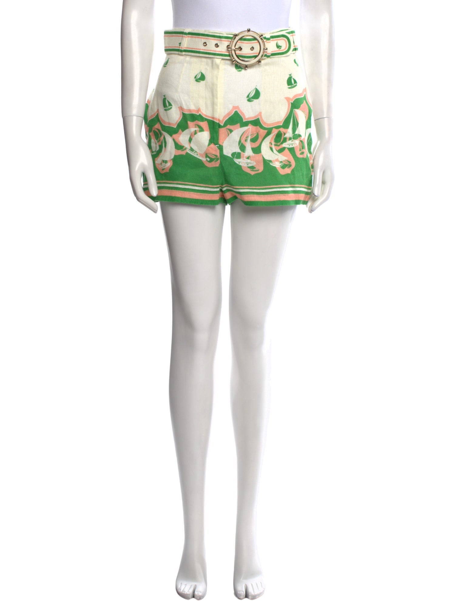 Zimmermann Linen Mini Shorts