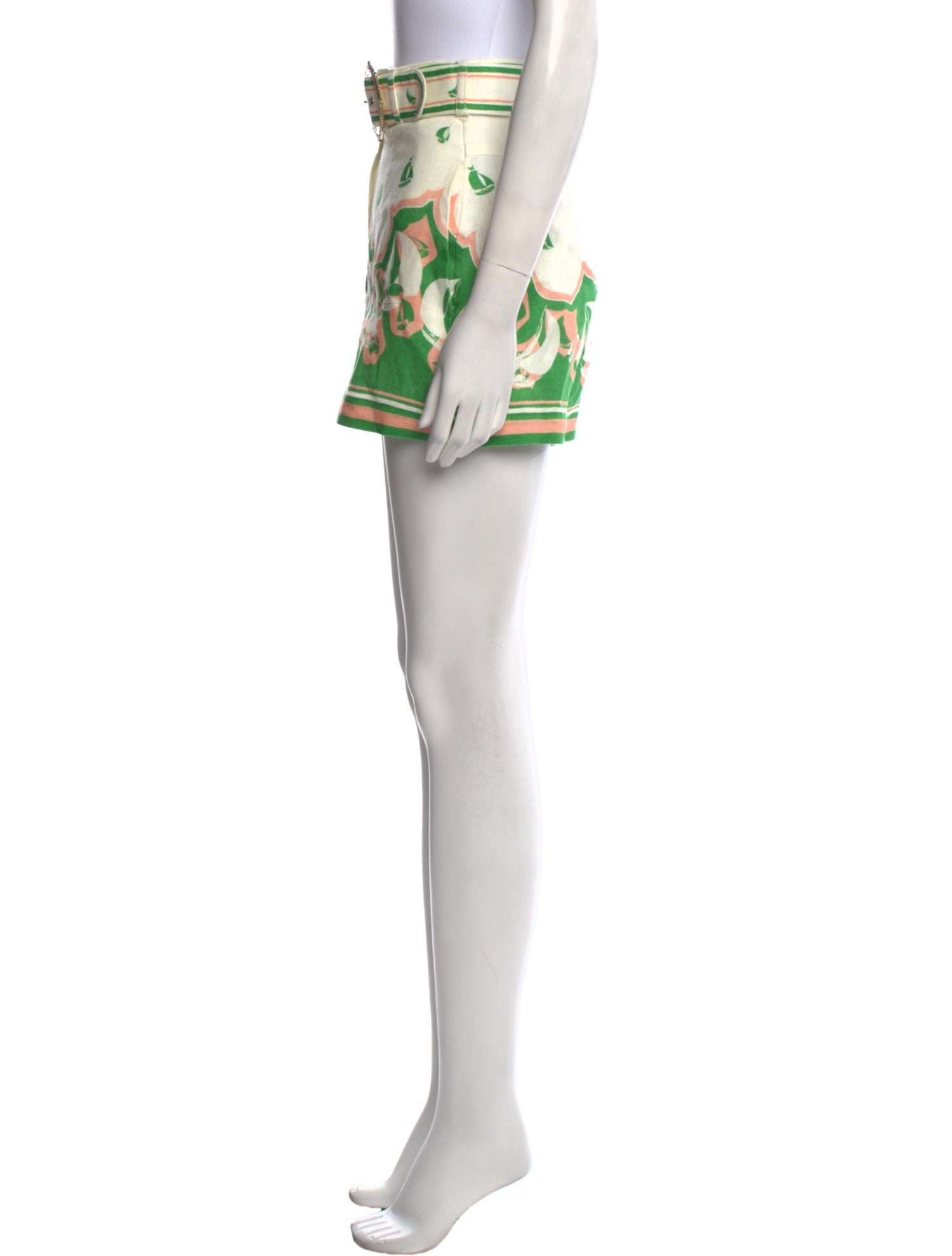 Zimmermann Linen Mini Shorts