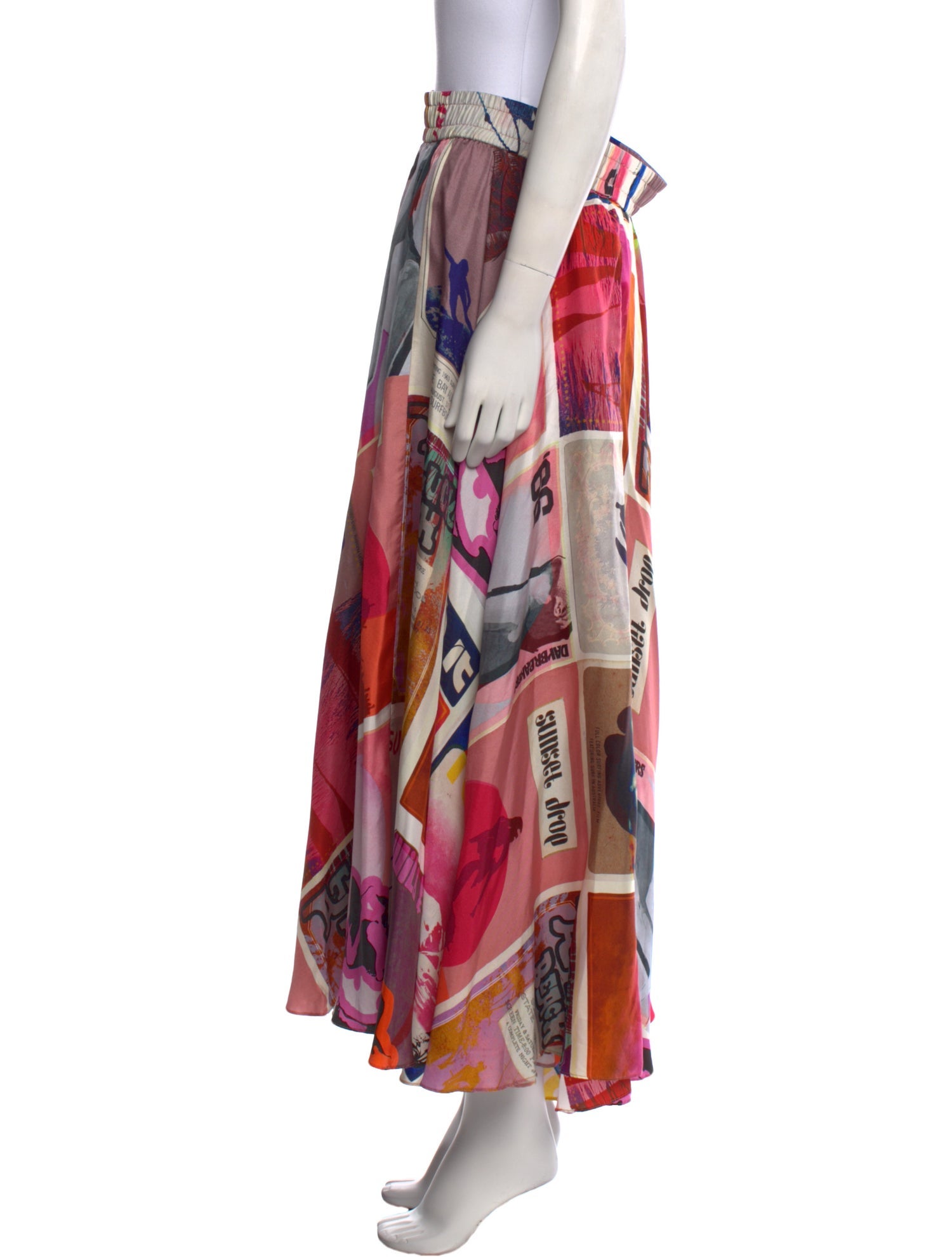 Zimmermann Silk Midi Length Skirt