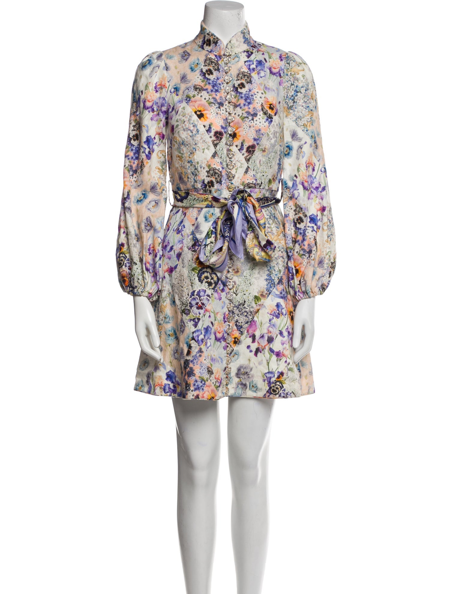 Zimmermann Linen Mini Dress w/ Tags