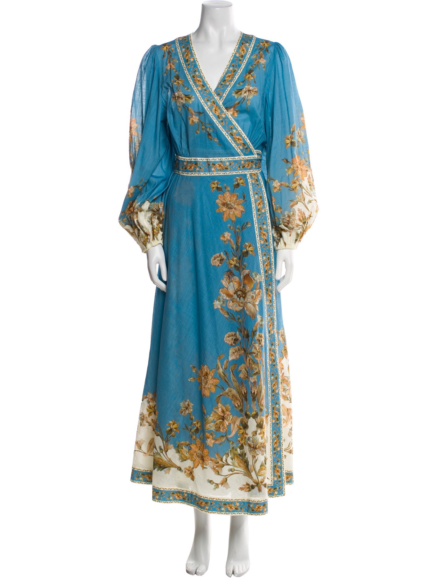 Zimmermann Floral Print Long Dress