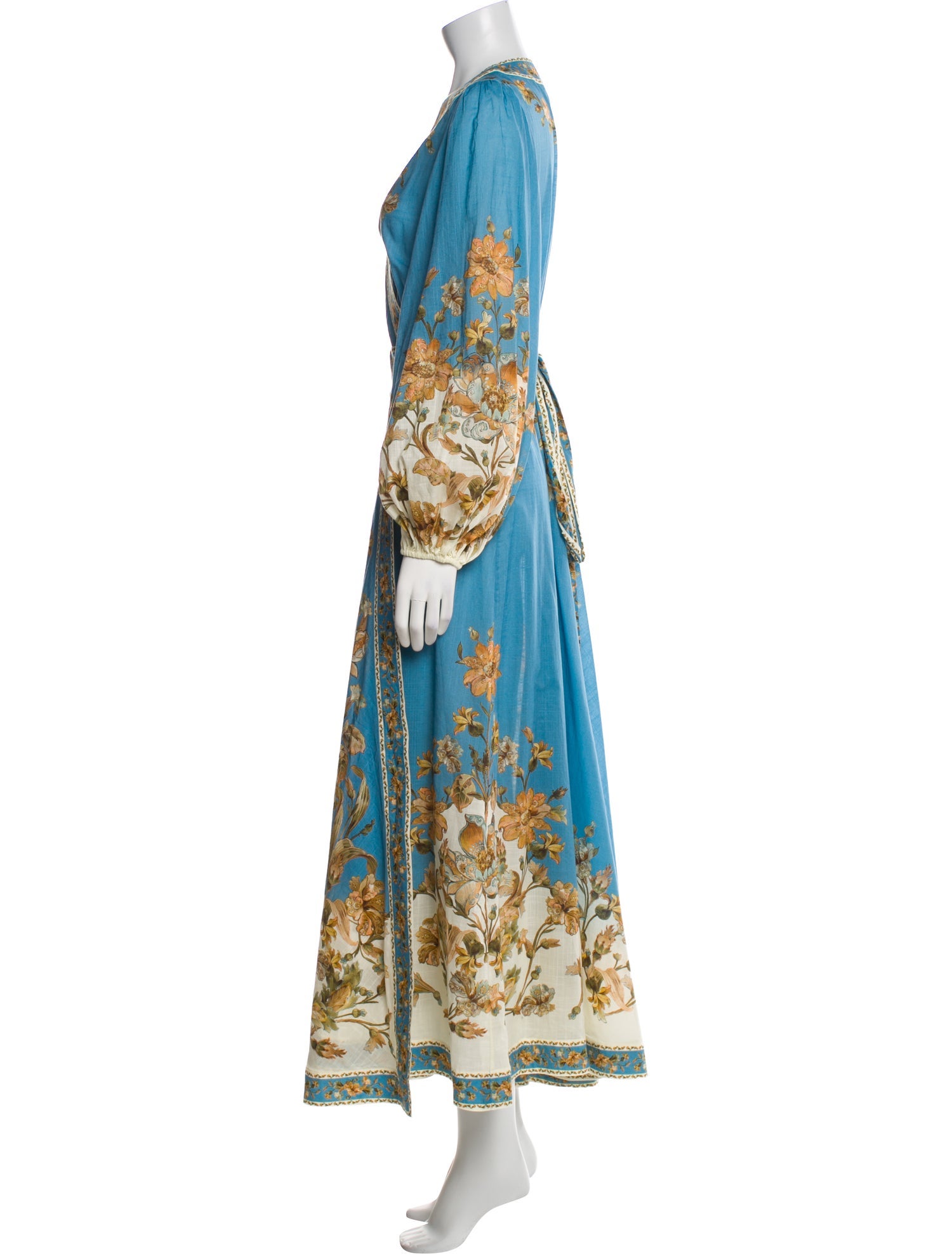 Zimmermann Floral Print Long Dress