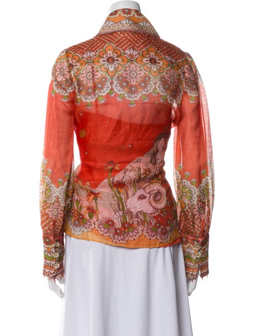 Zimmermann Linen Floral Print Jacket