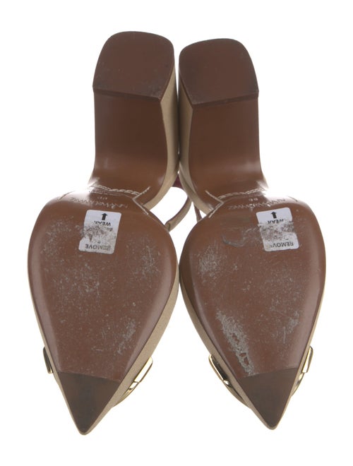 Zimmermann Canvas Chain-Link Accents Slingback Pumps