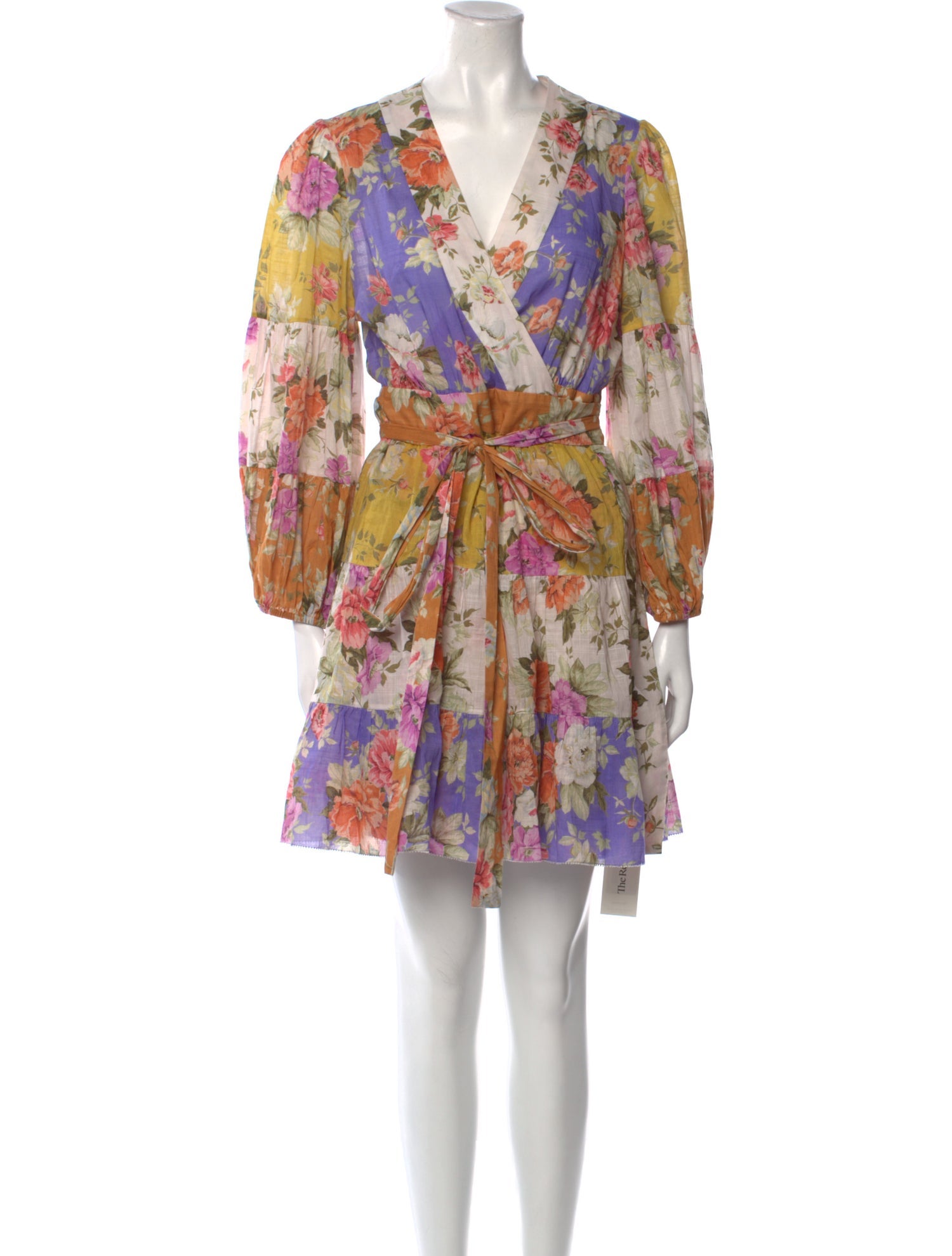 Zimmermann Floral Print Mini Dress