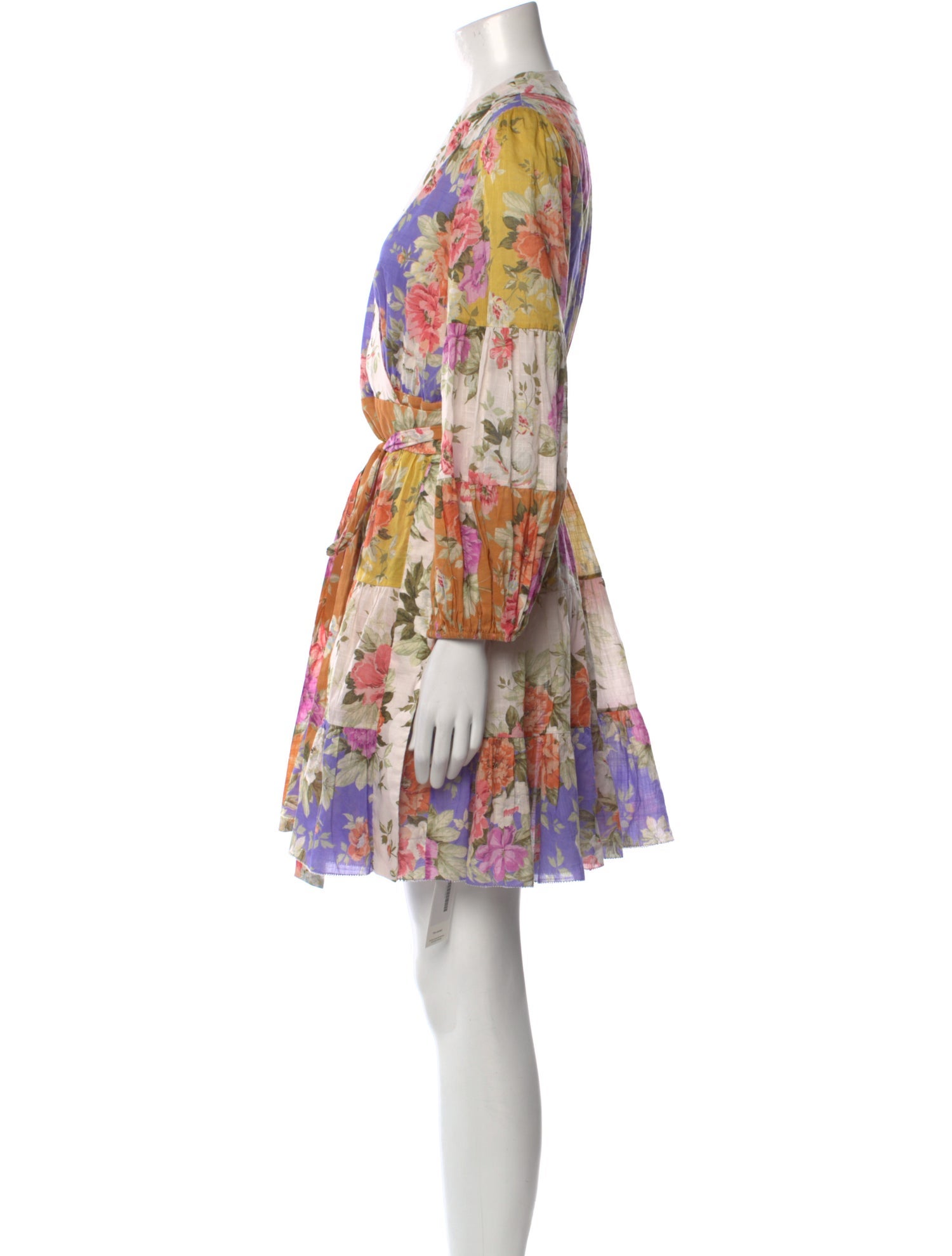 Zimmermann Floral Print Mini Dress