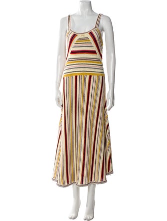 Zimmermann Striped Long Dress