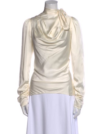 Zimmermann Silk Cowl Neck Blouse
