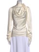 Zimmermann Silk Cowl Neck Blouse
