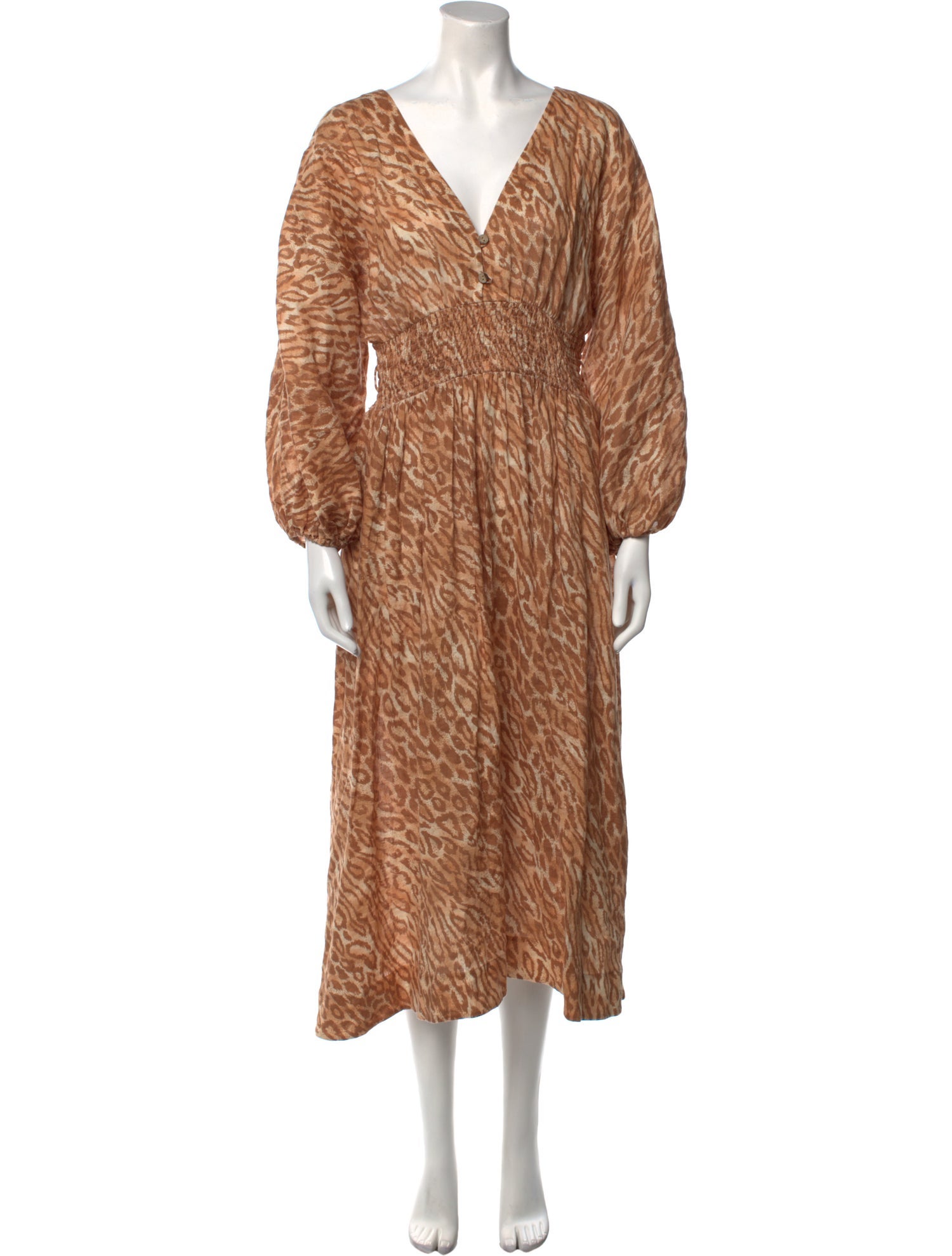 Zimmermann Linen Midi Length Dress