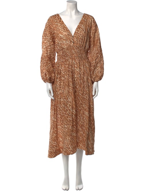 Zimmermann Linen Midi Length Dress