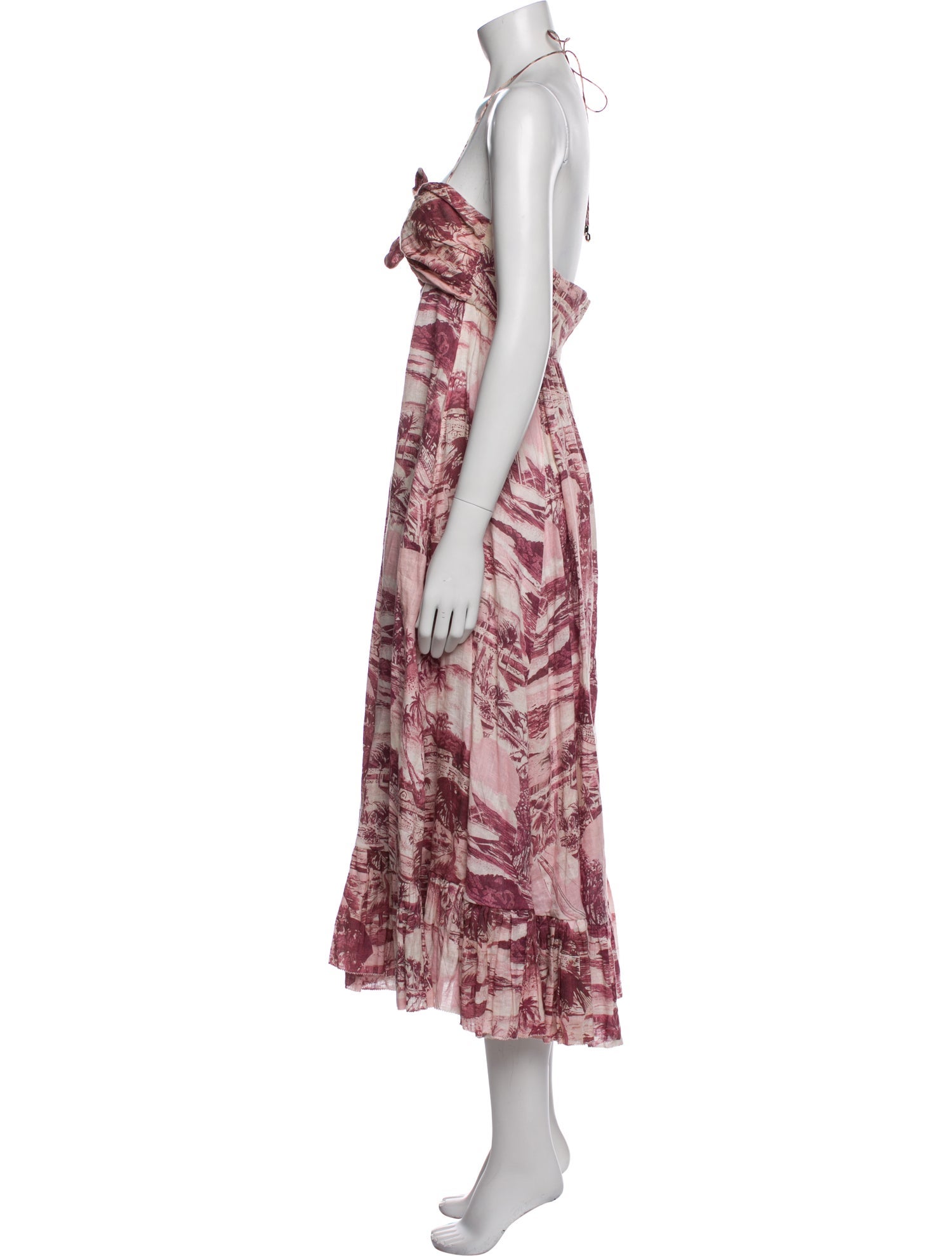 Zimmermann Linen Midi Length Dress
