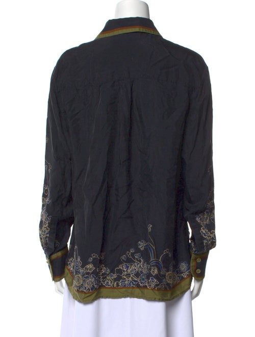 Zimmermann Silk Printed Button-Up Top