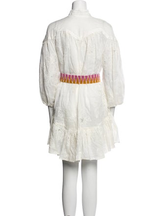 Zimmermann Mock Neck Mini Dress