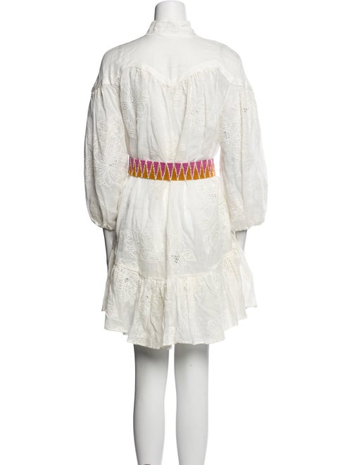 Zimmermann Mock Neck Mini Dress