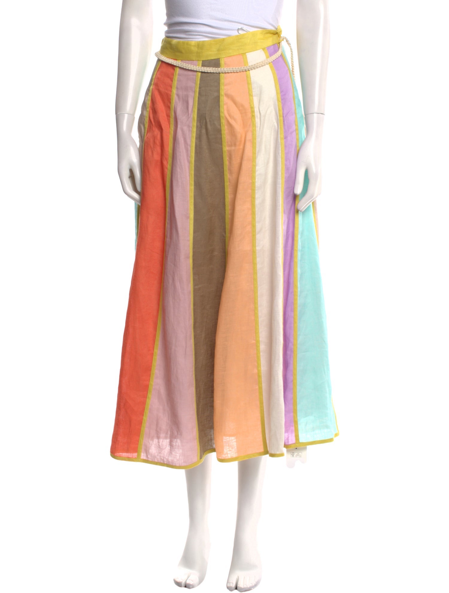 Zimmermann Linen Midi Length Skirt