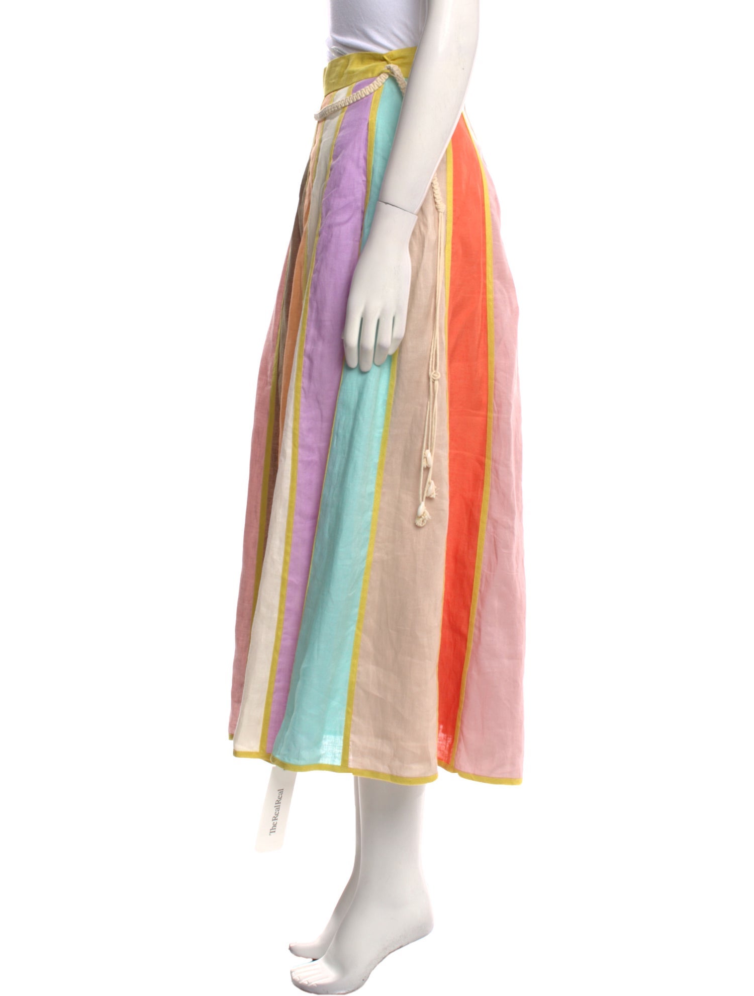 Zimmermann Linen Midi Length Skirt