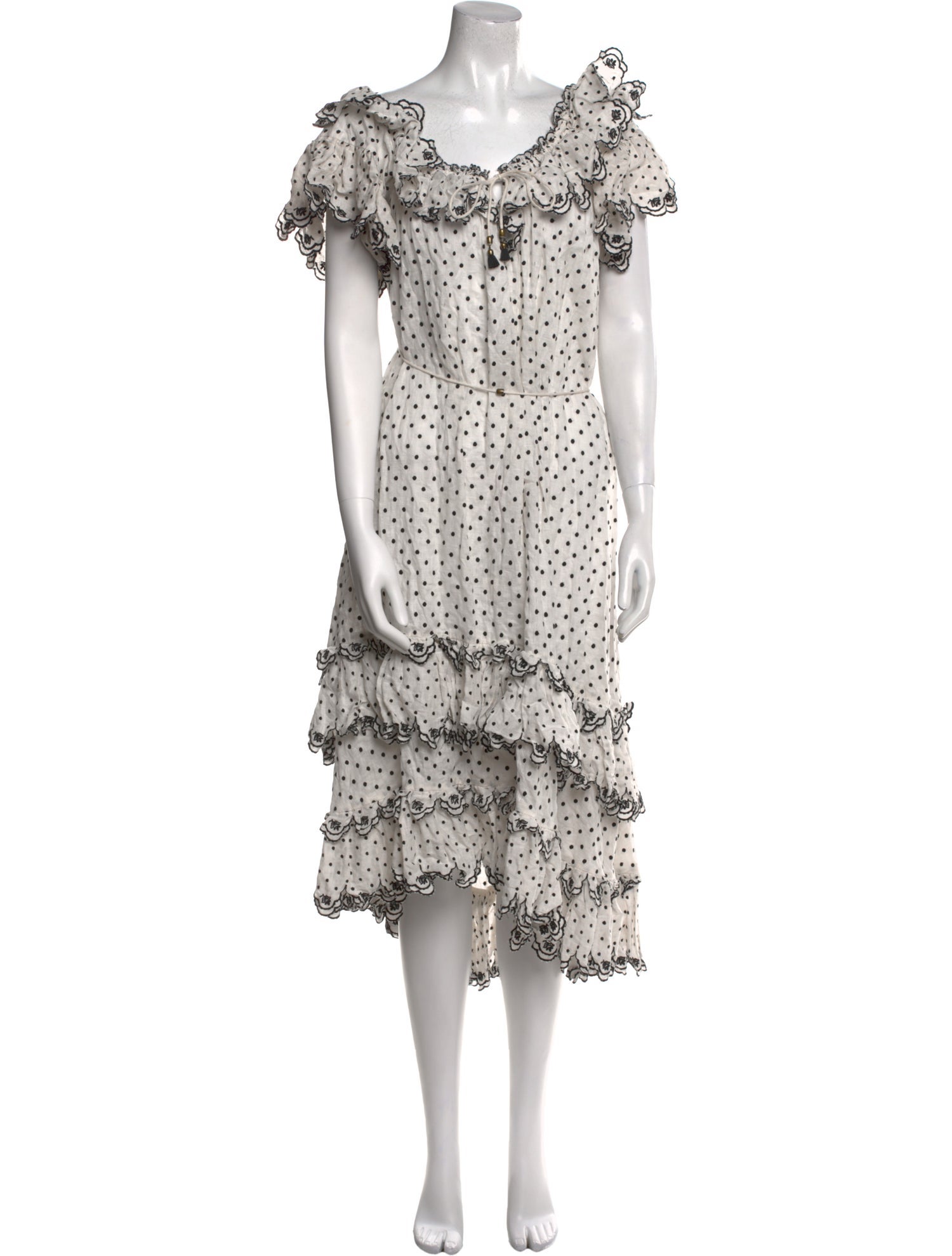 Zimmermann Linen Knee-Length Dress