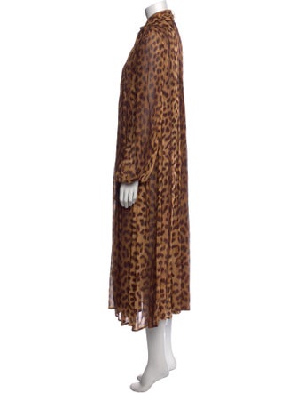 Zimmermann Animal Print Long Dress
