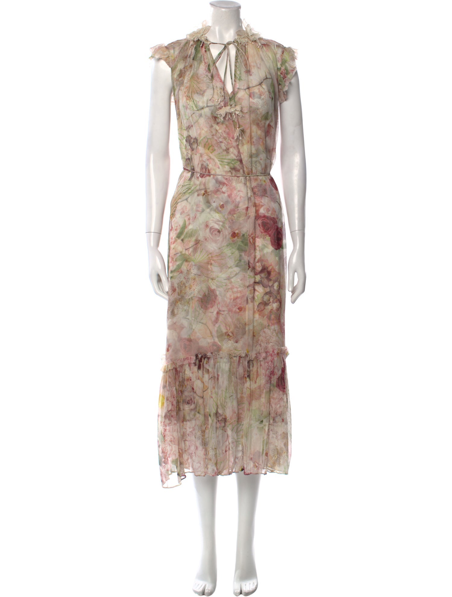Zimmermann Floral Print Long Dress