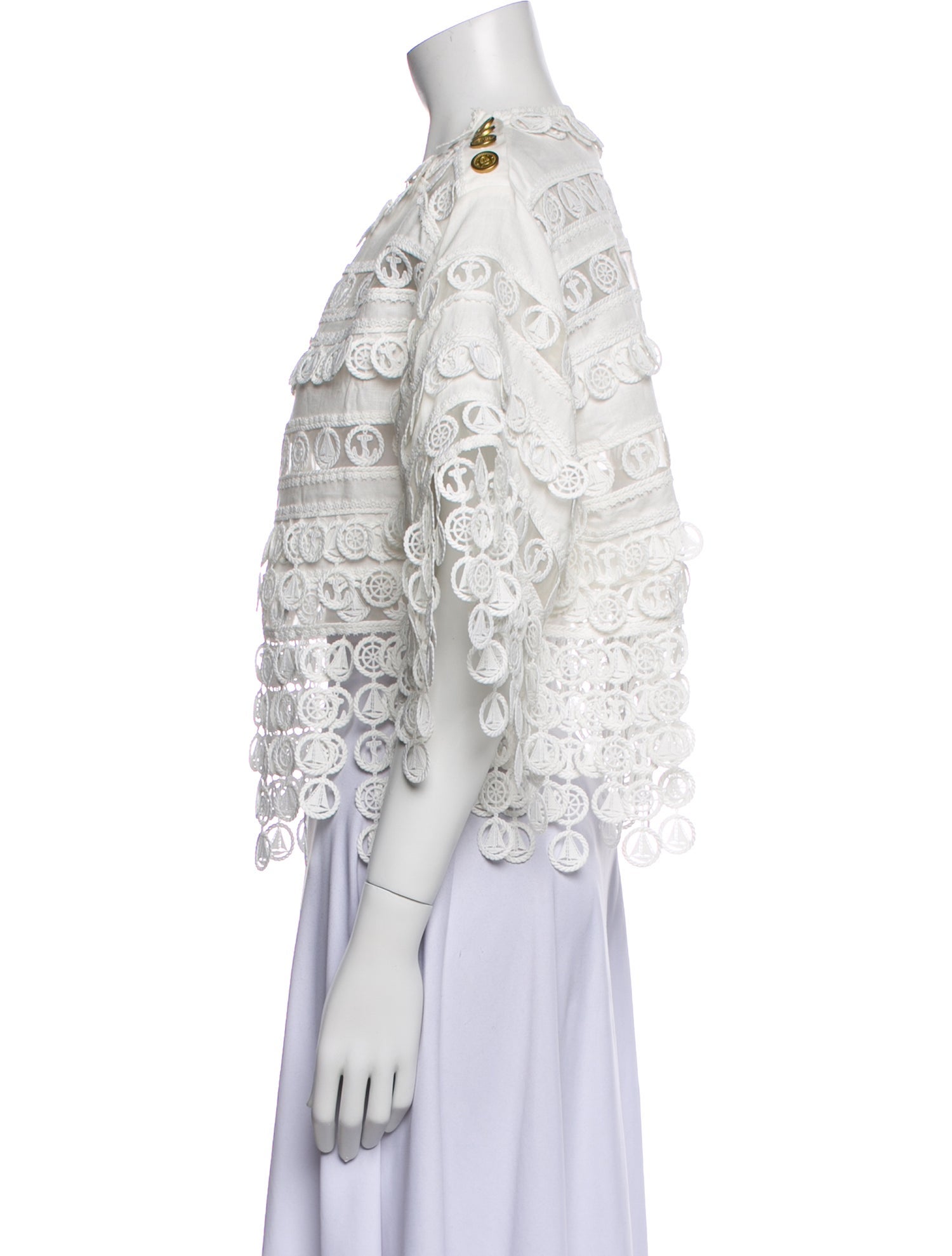 Zimmermann Linen Bateau Neckline Blouse