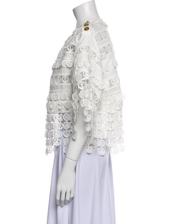 Zimmermann Linen Bateau Neckline Blouse