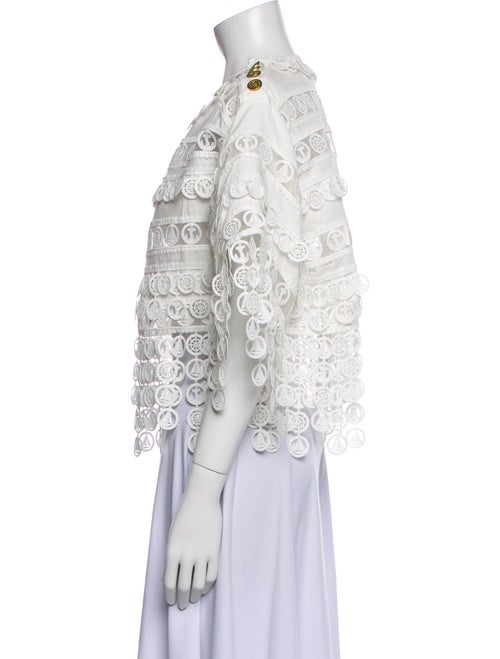 Zimmermann Linen Bateau Neckline Blouse