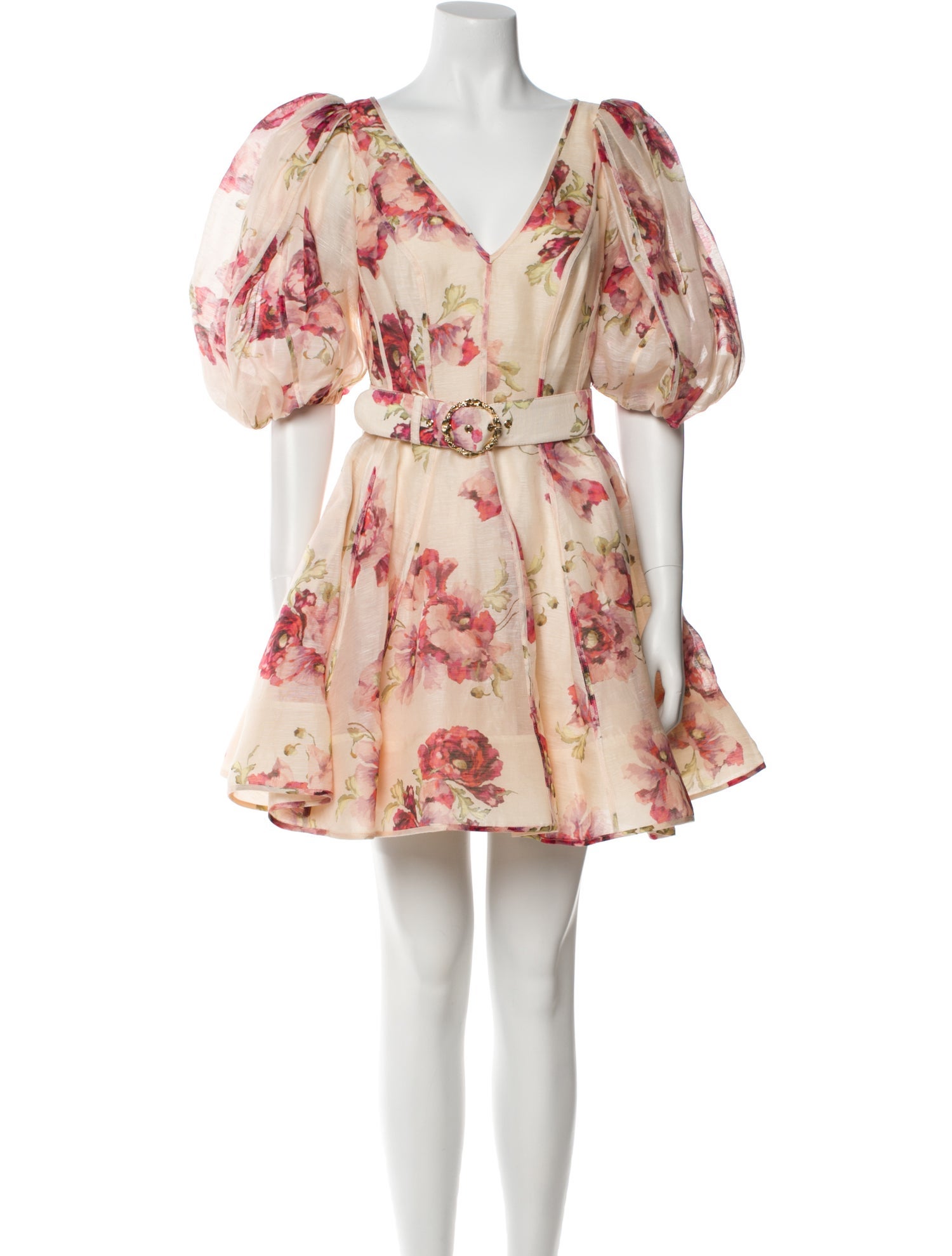 Zimmermann Floral Print Mini Dress