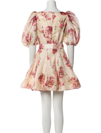 Zimmermann Floral Print Mini Dress
