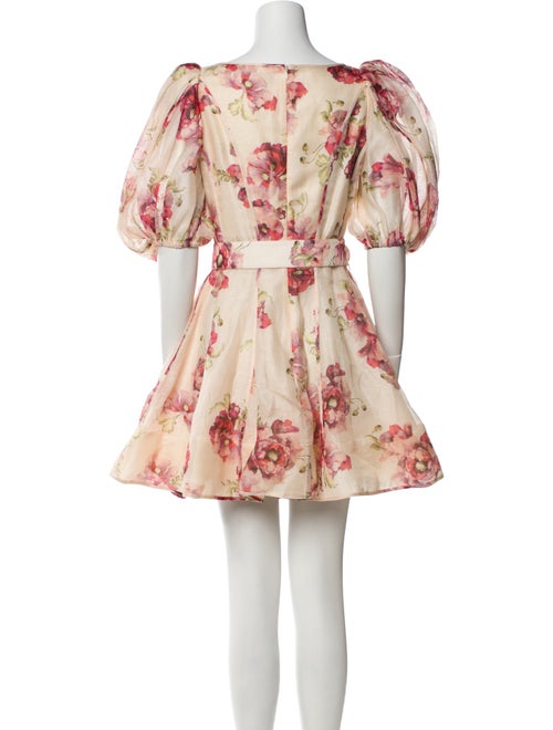 Zimmermann Floral Print Mini Dress