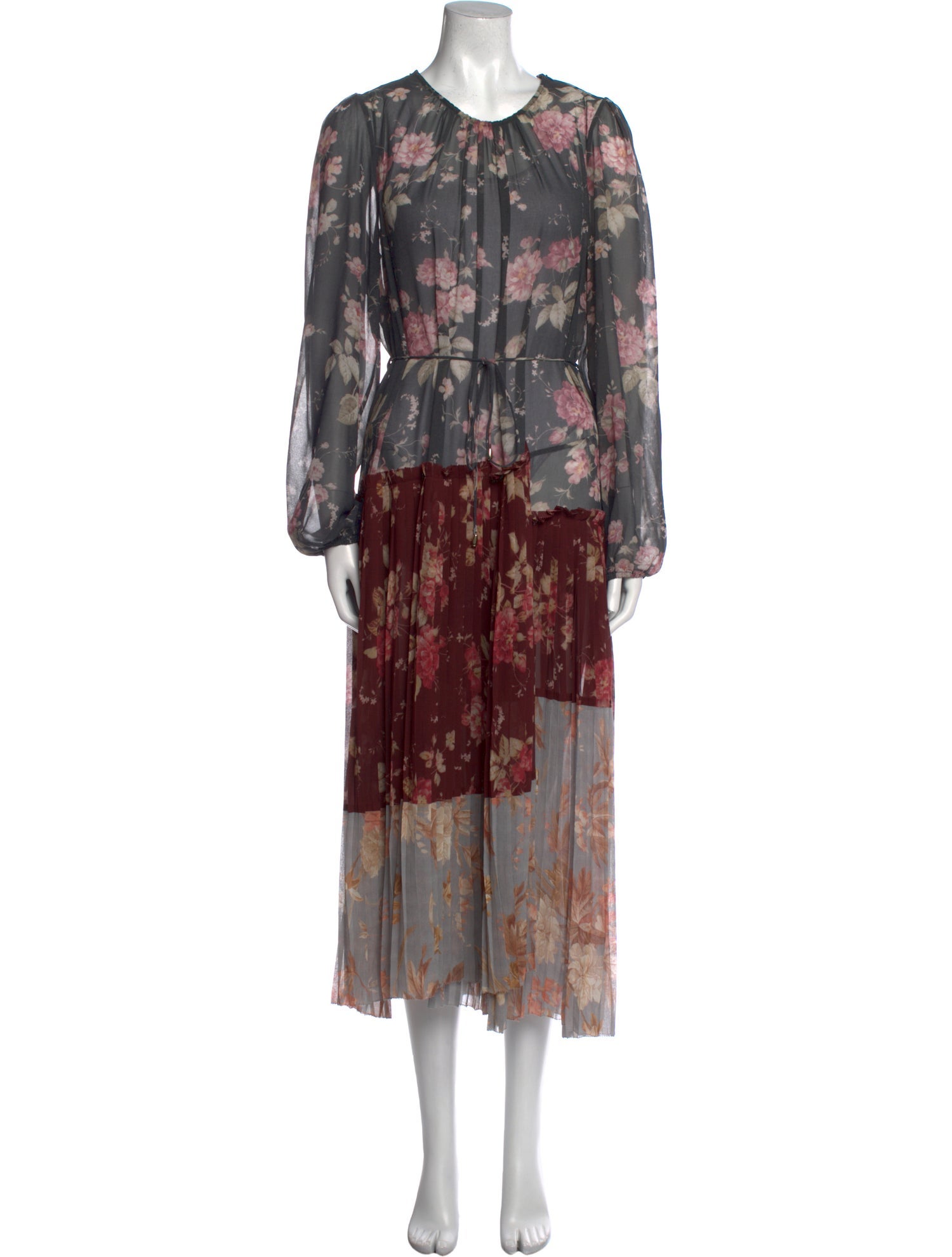 Zimmermann Floral Print Long Dress
