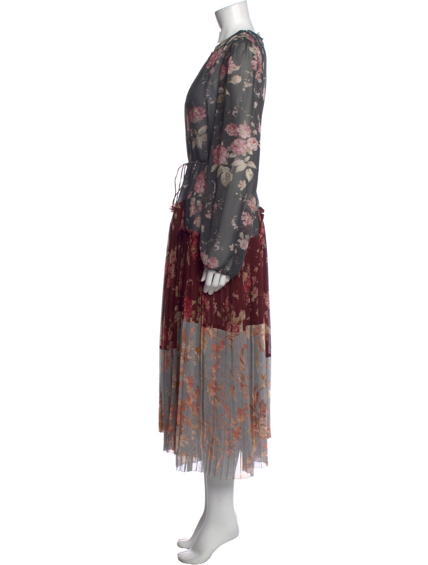 Zimmermann Floral Print Long Dress