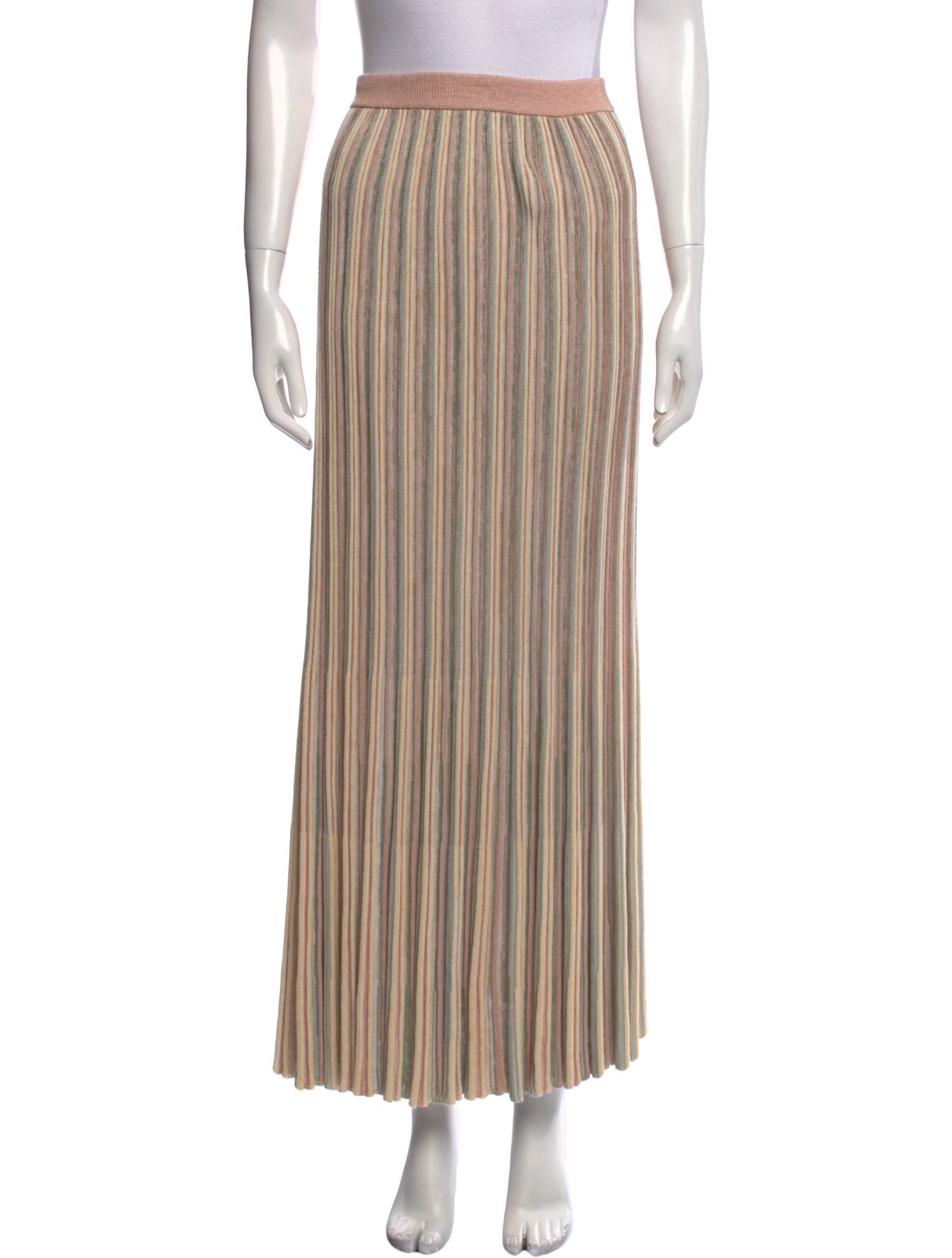 Zimmermann Striped Midi Length Skirt