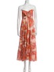Zimmermann Floral Print Midi Length Dress