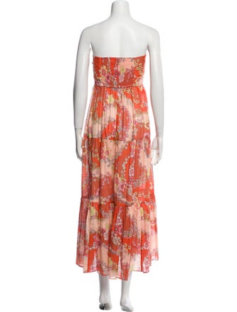 Zimmermann Floral Print Midi Length Dress