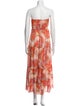 Zimmermann Floral Print Midi Length Dress