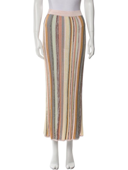 Zimmermann Striped Midi Length Skirt