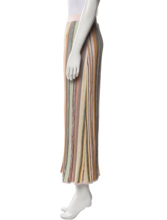 Zimmermann Striped Midi Length Skirt