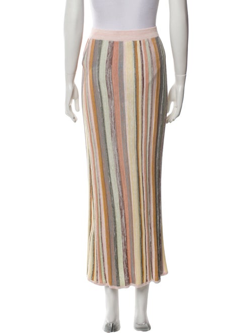 Zimmermann Striped Midi Length Skirt